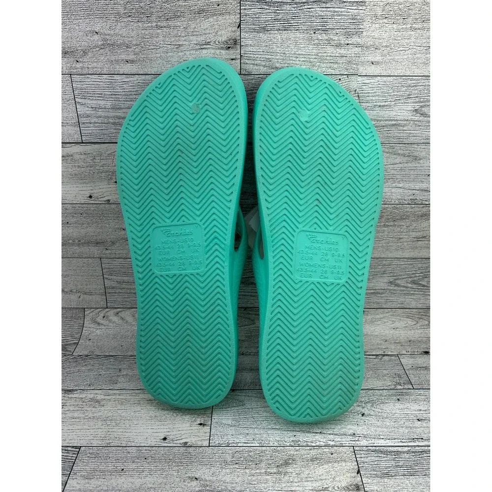 Archies Arch Support Flip Flops Mint Green Men 10 Women 11 Orthotic‎ Sandals NEW